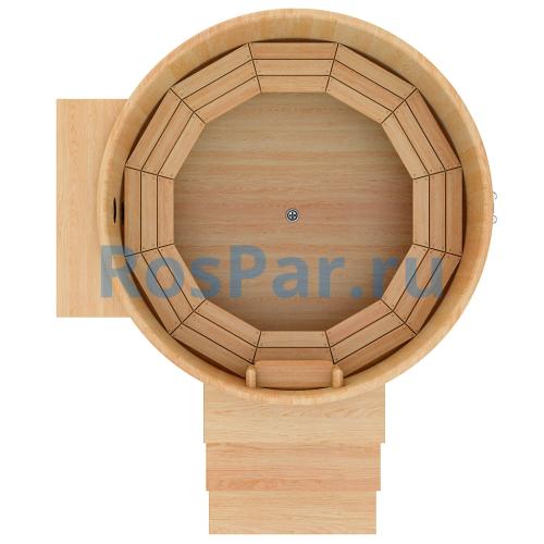 Фурако круглая «PREMIUM» из кедра с электроподогревом 1800 мм