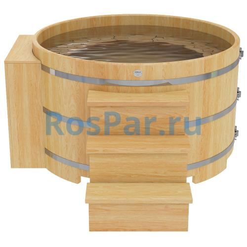 Фурако круглая «PREMIUM» из кедра с электроподогревом 2000 мм