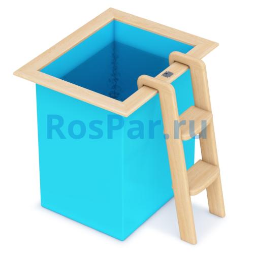 Прямоугольная купель «COMFORT» из полипропилена длина 1000 мм ширина 780 мм высота 1000 мм