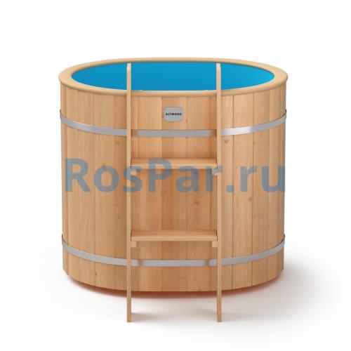 Овальная купель «ORIGINAL» с пластиковой вставкой длина 1000 мм ширина 780 мм высота 900 мм