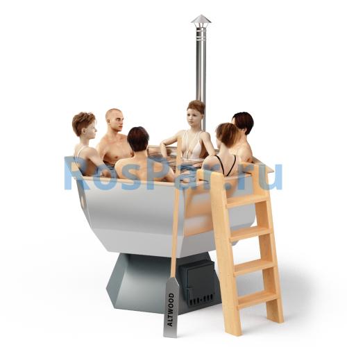 Банный чан «ORIGINAL SIBERIA» с печью 2150 мм