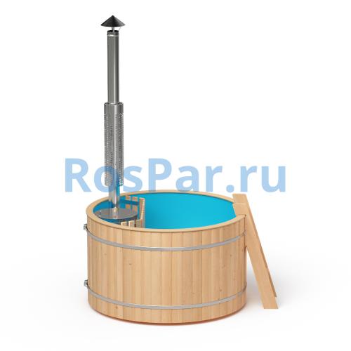 Фурако круглая «ORIGINAL» с пластиковой вставкой со встроенной печью 1500 мм