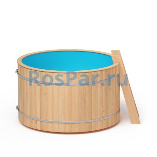 Круглая купель «ORIGINAL» с пластиковой вставкой диаметр 1450 мм высота 900 мм