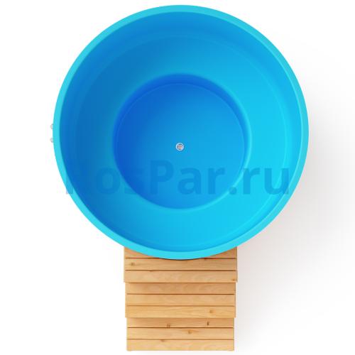 Фурако круглая «COMFORT» из лиственницы с термопластиковой вставкой с электроподогревом 2000 мм