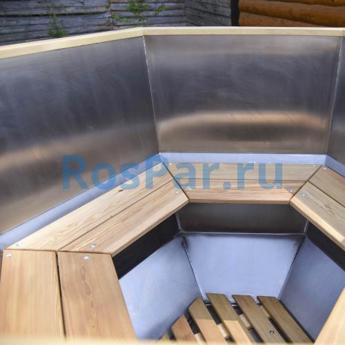 Банный чан «ORIGINAL SIBERIA» с печью 1650 мм