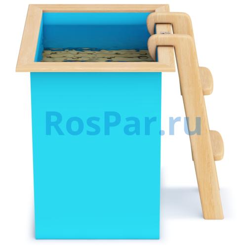 Прямоугольная купель «COMFORT» из полипропилена длина 1000 мм ширина 780 мм высота 1000 мм