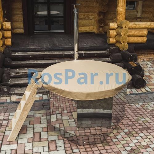 Банный чан 8 гр. «Сибирский знахарь» 1650 мм высота 1250 мм, глубина чаши 850 мм