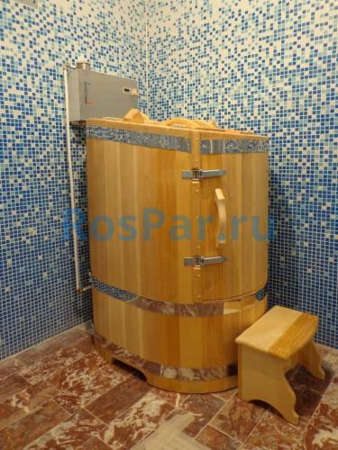 Кедровая бочка овальная «Профессиональная» со скосом