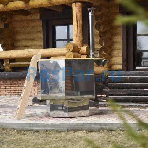 Банный чан 8 гр. «Сибирский знахарь» 1900 мм высота 1250 мм, глубина чаши 850 мм