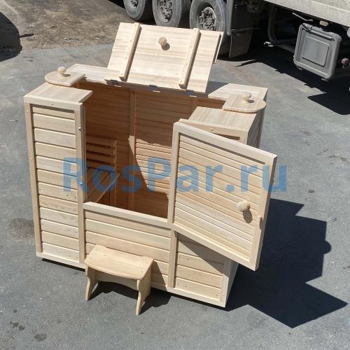 Мини-сауна двухместная «Sauna by Siberia Premium» с парогенератором «SteamLux»