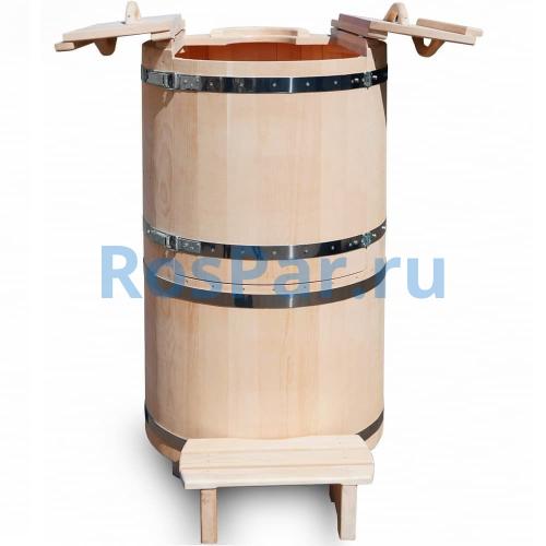 Кедровая бочка круглая «Бондарная»