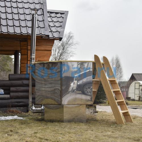 Банный чан 8 гр. «Сибирский знахарь» 1900 мм высота 1250 мм, глубина чаши 850 мм