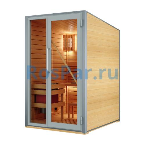 Уличная модульная двухместная сауна «PREMIUM» с электрической печью