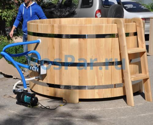 Фурако круглая «PREMIUM» из кедра с электроподогревом 2000 мм