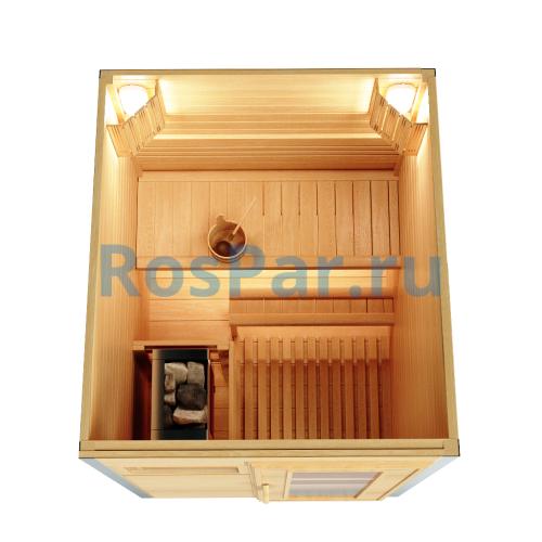 Уличная модульная двухместная сауна «COMFORT» с электрической печью