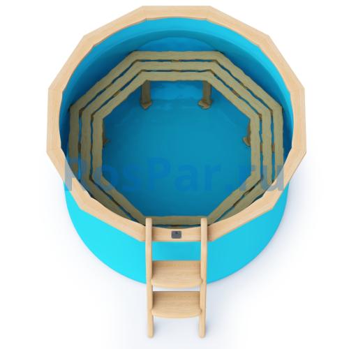 Круглая купель «COMFORT» из полипропилена диаметр 2000 мм высота 1000 мм