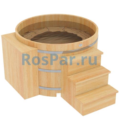 Фурако круглая «PREMIUM» из кедра с электроподогревом 1800 мм