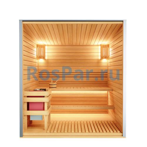 Уличная модульная трехместная сауна «PREMIUM» с электрической печью