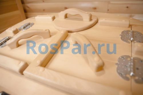 Кедровая бочка овальная «Классическая» со скосом