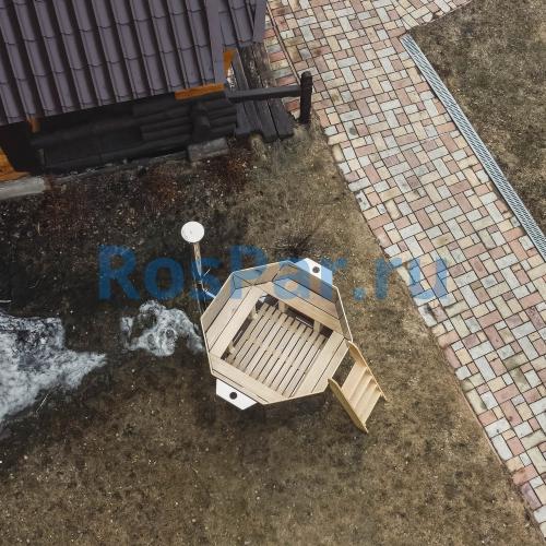 Банный чан 8 гр. «Сибирский знахарь» 1900 мм высота 1250 мм, глубина чаши 850 мм