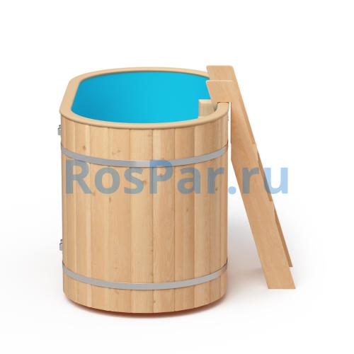 Овальная купель «ORIGINAL» с пластиковой вставкой длина 1400 мм ширина 780 мм высота 900 мм